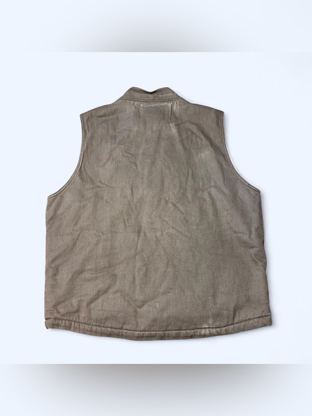 Grunge Brown Sherpa Work Vest By Wolverine! View 5